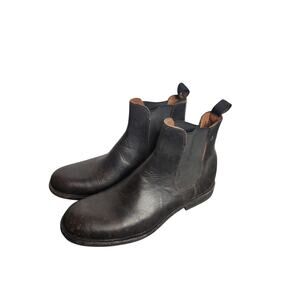 Frye Tyler Ankle Chelsea Boots Leather Black size 9D mens